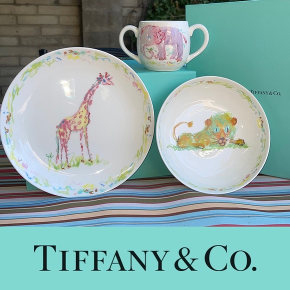 Tiffany & Co. Other - SOLD/ 🎉HOST PICK🎉 Tiffany Baby “Jungle China Set